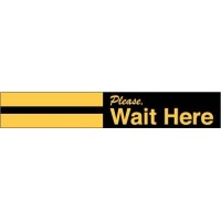 Please Wait Here Decal PID-SDD4
