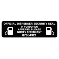 Black Dispenser Security Seal 