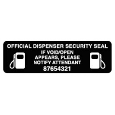 Black Dispenser Security Seal 