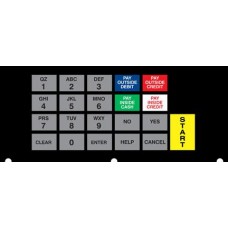 Tokheim Premier B Keypad Overlay 10-232795