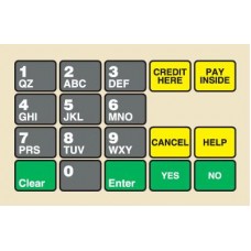 Dresser Wayne Ovation Keypad Overlay 887862-BP1